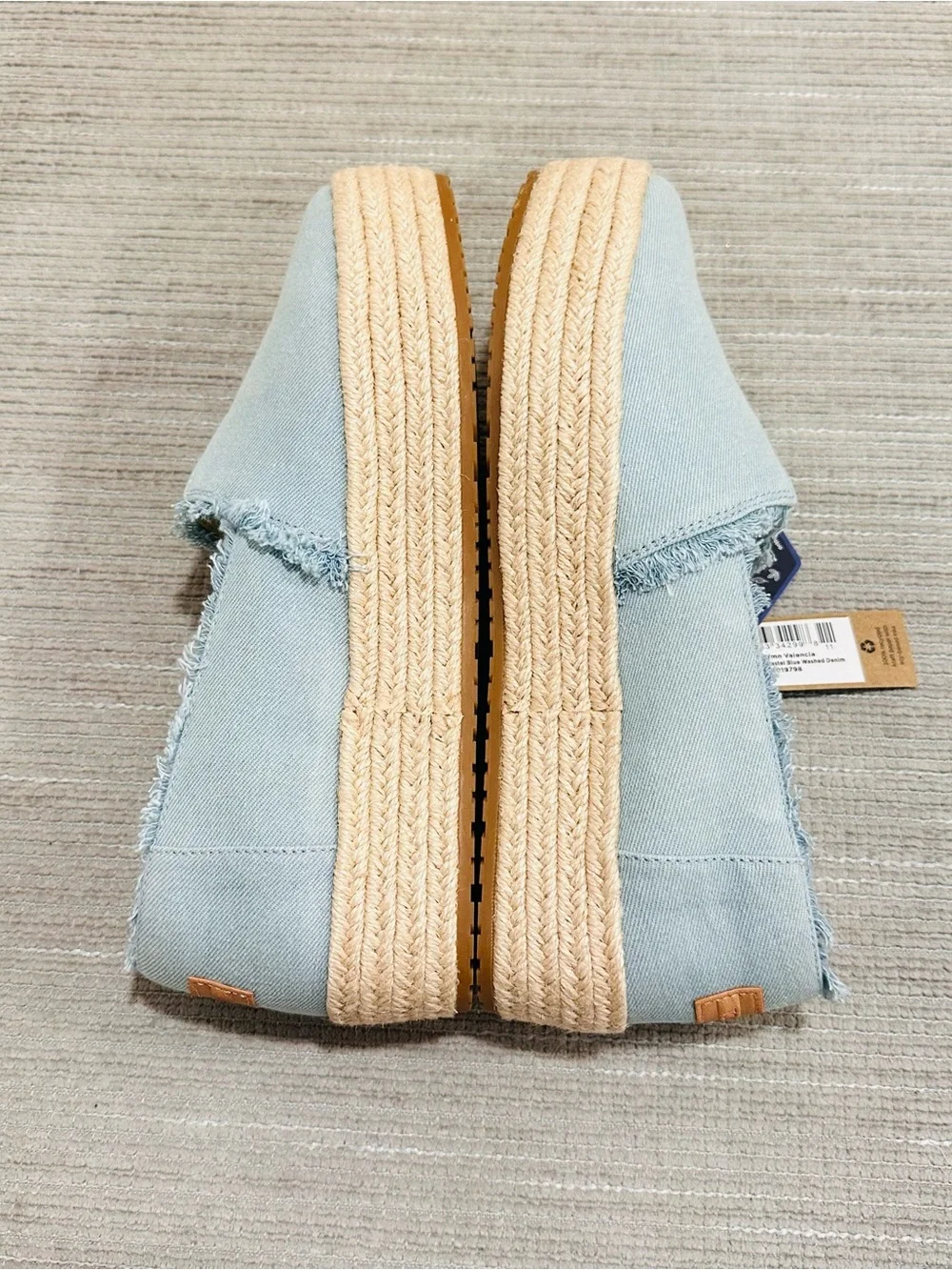 Toms denim valencia slip